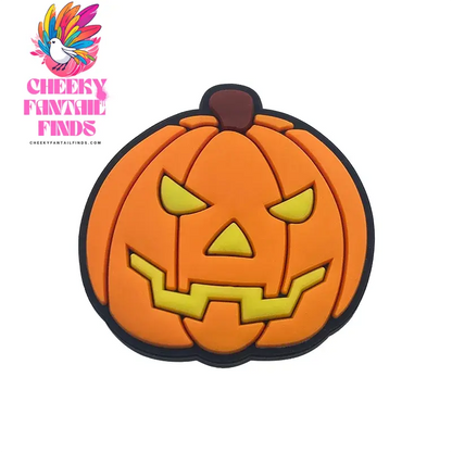 Halloween Pumpkin Ghost Shoe Charms for Clogs Sandals Decoration Shoe Accessories Charms for Friends Gifts Cheeky Fantail Finds