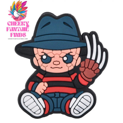 Halloween Shoe Charms Cartoon Horror Movie Character Shoe Decoration for Kids Boys Girls Clog Accessories Party Favor Cheeky Fantail Finds