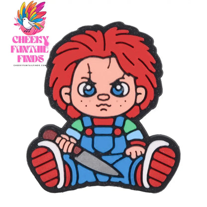 Halloween Shoe Charms Cartoon Horror Movie Character Shoe Decoration for Kids Boys Girls Clog Accessories Party Favor Cheeky Fantail Finds