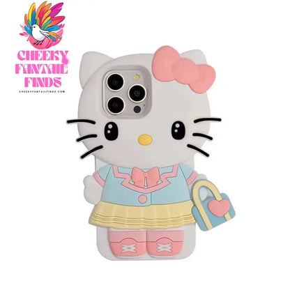 Handbag Hello Kitty Kuromi For iPhone 16 15 14 13 12 11 Pro Max Silicone Soft Cover Case Cheeky Fantail Finds