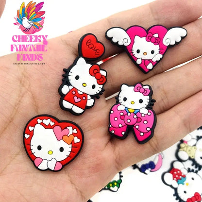 Hello Kitty Shoe Charms for Cartoon Shoe Decorations for Clogs Sandals Shoe Accessories Cheeky Fantail Finds