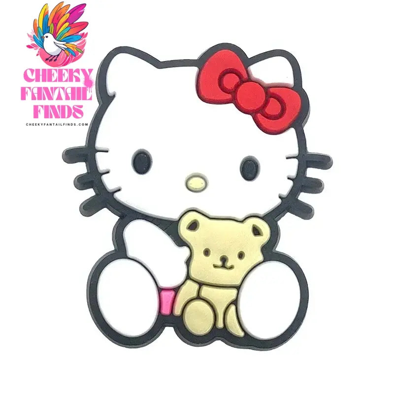Hello Kitty Shoe Charms for Cartoon Shoe Decorations for Clogs Sandals Shoe Accessories Cheeky Fantail Finds
