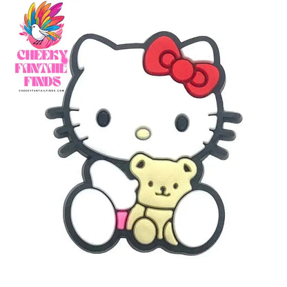 Hello Kitty Shoe Charms for Cartoon Shoe Decorations for Clogs Sandals Shoe Accessories Cheeky Fantail Finds