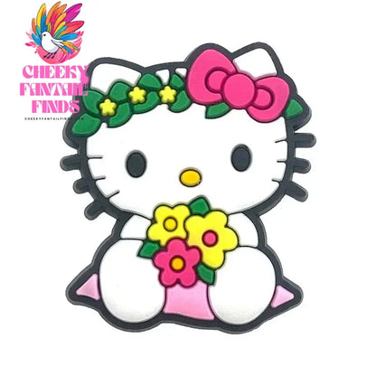 Hello Kitty Shoe Charms for Cartoon Shoe Decorations for Clogs Sandals Shoe Accessories Cheeky Fantail Finds