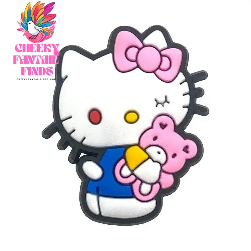 Hello Kitty Shoe Charms for Cartoon Shoe Decorations for Clogs Sandals Shoe Accessories Cheeky Fantail Finds