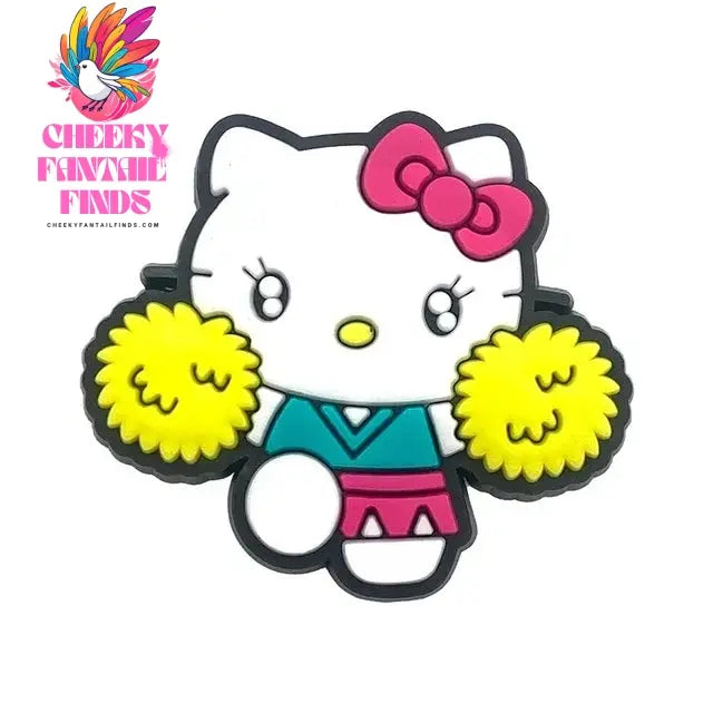 Hello Kitty Shoes Accessories Cute Cartoon Charms Fashion Gifts For Diy Decoration Soft Buckle Shoe Charms - Cheeky Fantail Finds