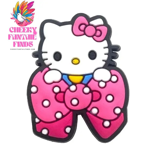 Hello Kitty Shoes Accessories Cute Cartoon Charms Fashion Gifts For Diy Decoration Soft Buckle Shoe Charms - Cheeky Fantail Finds