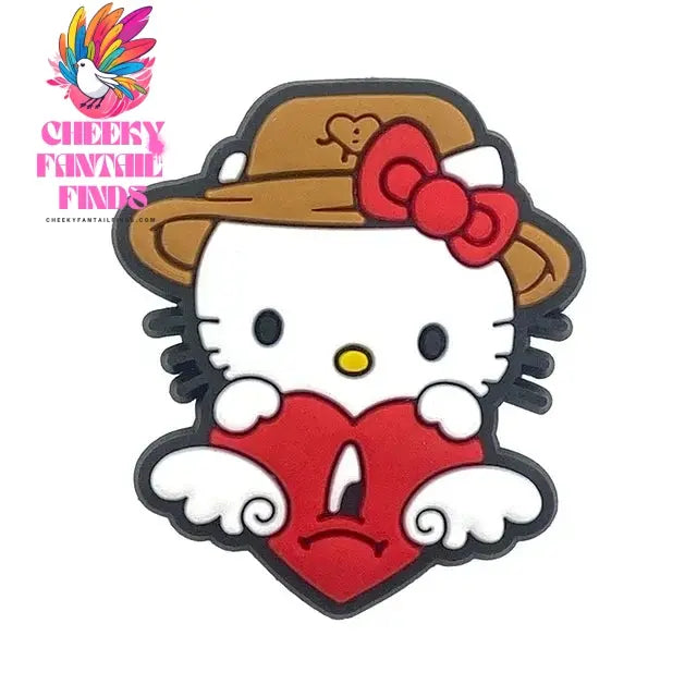 Hello Kitty Shoes Accessories Cute Cartoon Charms Fashion Gifts For Diy Decoration Soft Buckle Shoe Charms - Cheeky Fantail Finds