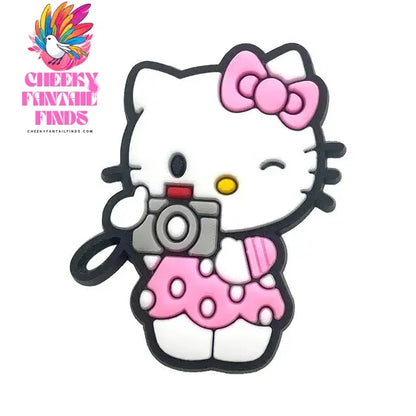Hello Kitty Shoes Accessories Cute Cartoon Charms Fashion Gifts For Diy Decoration Soft Buckle Shoe Charms - Cheeky Fantail Finds