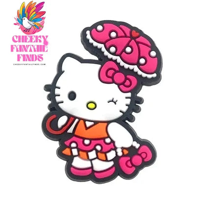 Hello Kitty Shoes Accessories Cute Cartoon Charms Fashion Gifts For Diy Decoration Soft Buckle Shoe Charms - Cheeky Fantail Finds