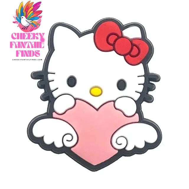 Hello Kitty Shoes Accessories Cute Cartoon Charms Fashion Gifts For Diy Decoration Soft Buckle Shoe Charms - Cheeky Fantail Finds
