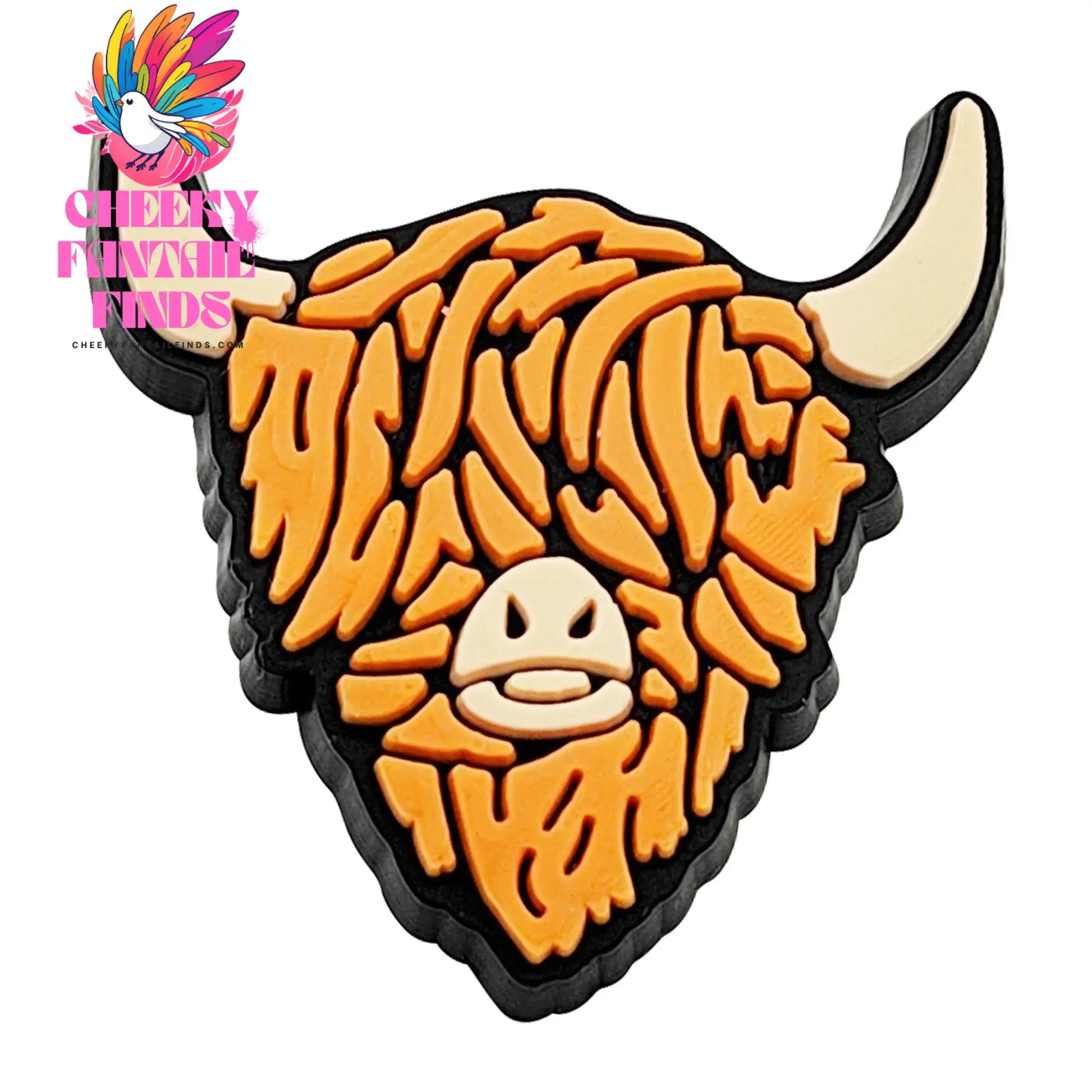 Highland Cow Shoe Charm for Cute Sandals DIY Lovely Animal Shoe Decorations Accessories Slides Sandals Clogs Kids Gifts Cheeky Fantail Finds