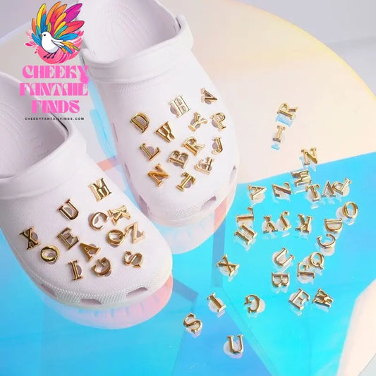 Hole Shoe Accessories Detachable Letter Material Bag Set Cheeky Fantail Finds