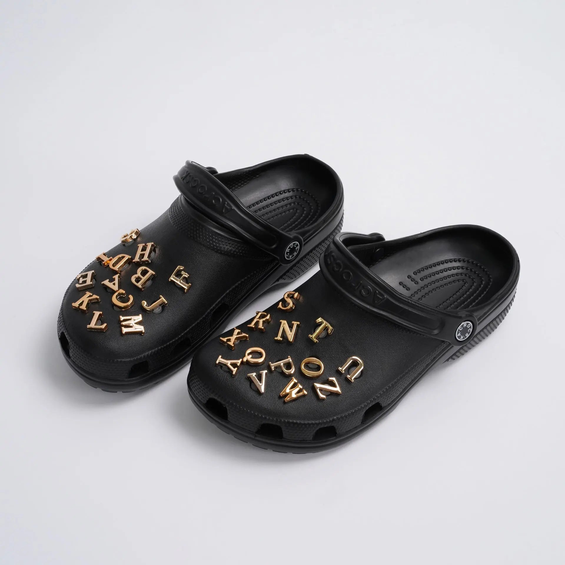 Hole Shoe Accessories Detachable Letter Material Bag Set Cheeky Fantail Finds