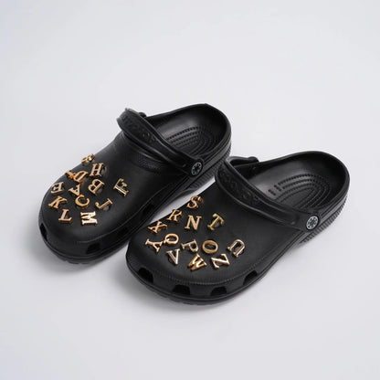 Hole Shoe Accessories Detachable Letter Material Bag Set Cheeky Fantail Finds