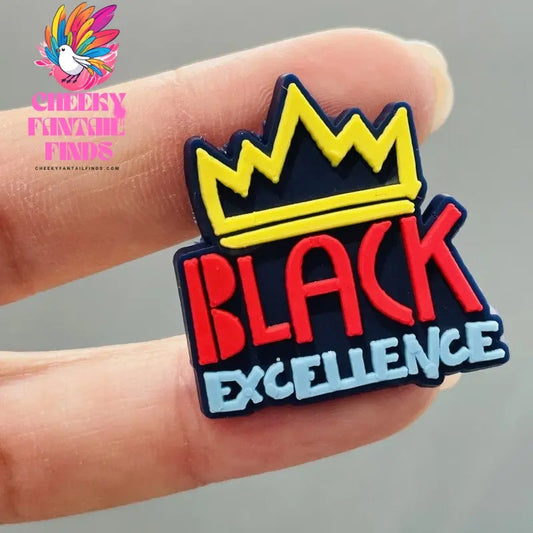 Hole Shoes Shoe Buckle Jewelry Black Fashion Queen Style DIY Shoe Flower Removable Accessories Cheeky Fantail Finds