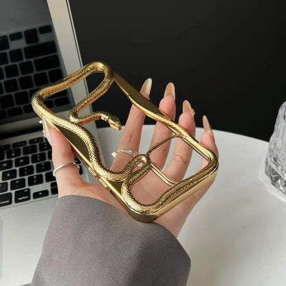 Hollow Snake Plating Phone Case For iPhone 11 12 13 14 15 16 Pro Max 16Pro 15Pro Heat Dissipation Electroplating TPU Soft Cover Cheeky Fantail Finds