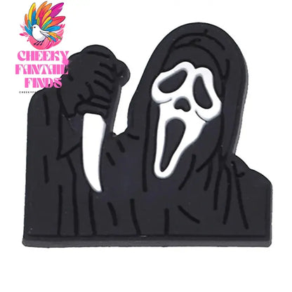 Horror Halloween Shoe Charms for Shoes Accessories Clogs Pins Women Badges Boy Girls Jeans Kids Decorations Shoes Accessories Cheeky Fantail Finds