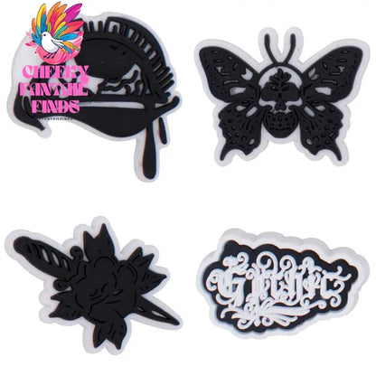 Horror Halloween Shoe Charms for Shoes Accessories Clogs Pins Women Badges Boy Girls Jeans Kids Decorations Shoes Accessories Cheeky Fantail Finds