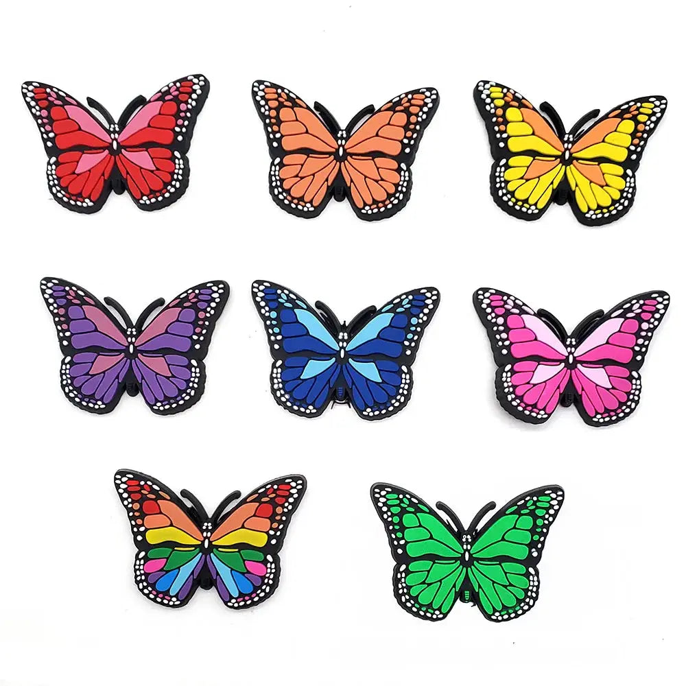 Hot 25 Set Cute Cartoon Shoe Charms for Clogs Sandals Decoration Slippers Accessories for Children Girls Party Gifts Cheeky Fantail Finds