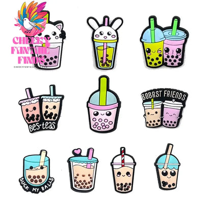 Hot 25 Set Cute Cartoon Shoe Charms for Clogs Sandals Decoration Slippers Accessories for Children Girls Party Gifts Cheeky Fantail Finds