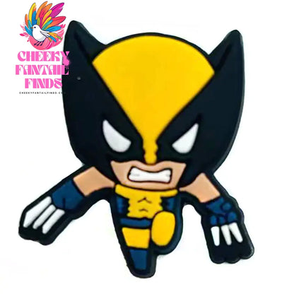 Hot Disney 1PCS Funny Cartoon Marvel Characters DlY Shoe Charms PVC Cool Hero Accessories Decorate Kid Boy Girl X-mas Party Gift Cheeky Fantail Finds