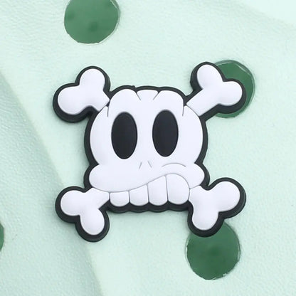 Hot Sale 1pcs Halloween Horror Movies PVC Shoe Charms accessories Decoration Buckles Accessories Fit Bands Bracelets Cheeky Fantail Finds