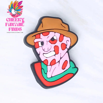 Hot Sale 1pcs Halloween Horror Movies PVC Shoe Charms accessories Decoration Buckles Accessories Fit Bands Bracelets Cheeky Fantail Finds