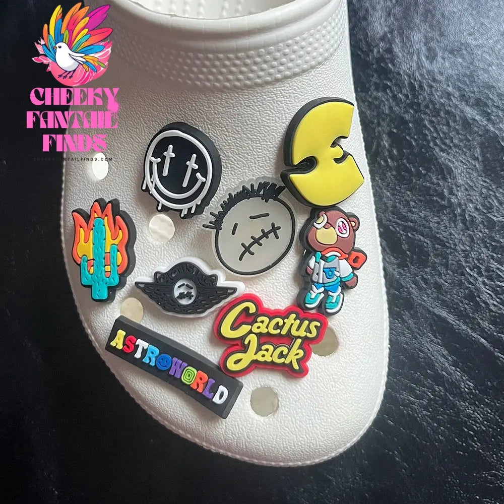 Hot Sale 1pcs PVC Cartoon Shoe Charms Cactus Sandal Clog shoe Accessories DIY Garden Shoe Decoration For Kids Gifts - Cheeky Fantail Finds