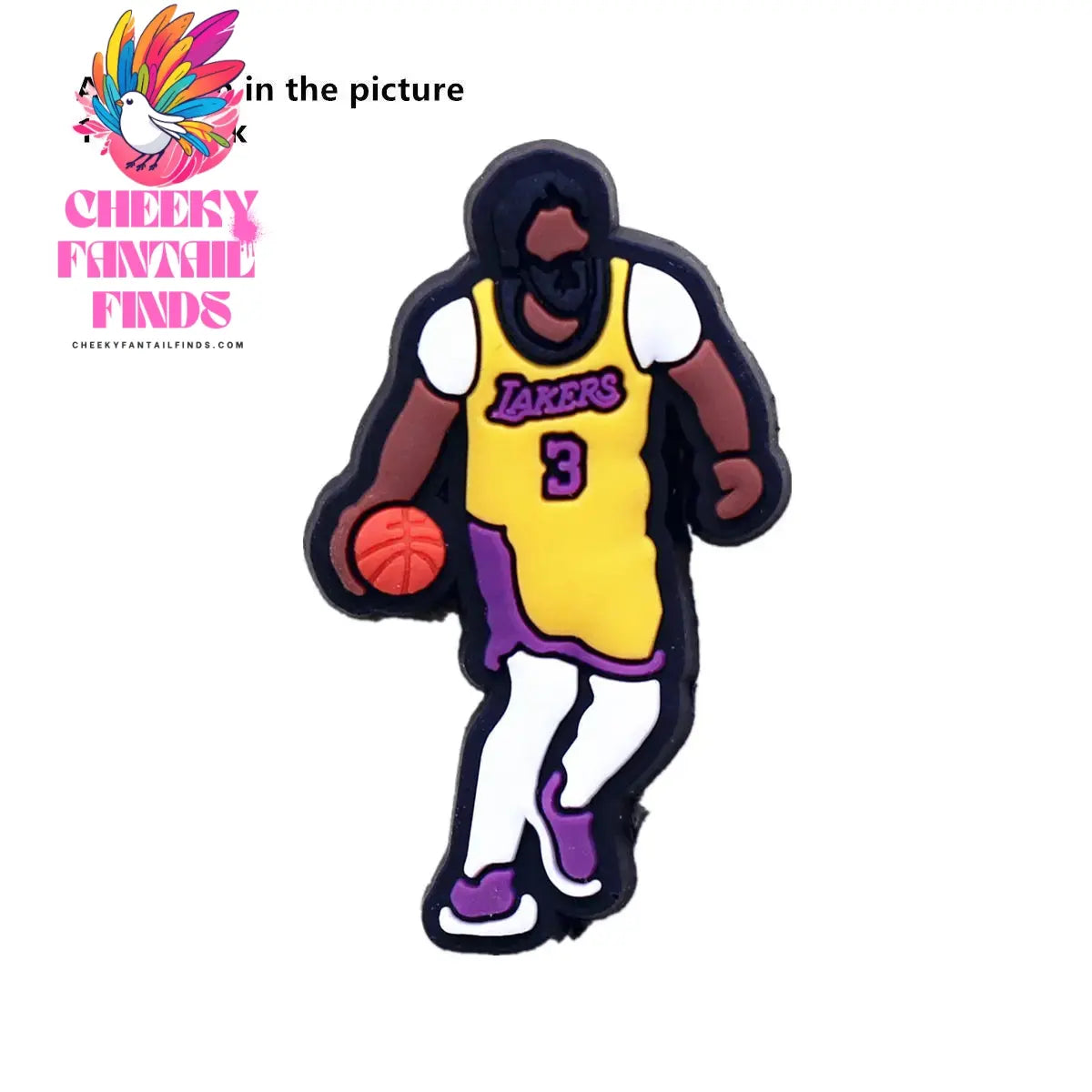 Hot Sale 1pcs Sports Basketball Allstar Shoe ball Charms PVC for James BROOKLYN Slippers Accessories Clogs Decorations Kid's Gifts Cheeky Fantail Finds
