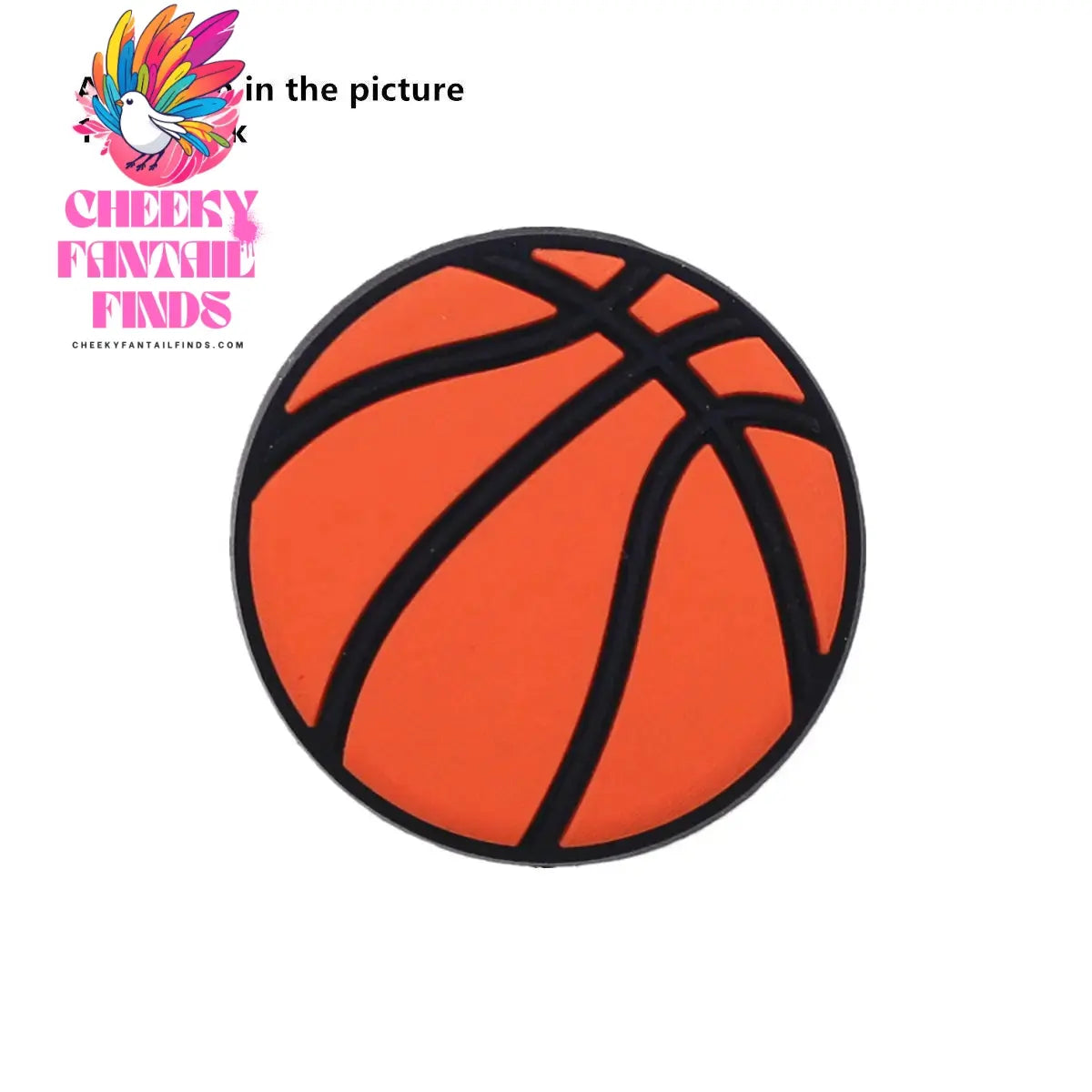 Hot Sale 1pcs Sports Basketball Allstar Shoe ball Charms PVC for James BROOKLYN Slippers Accessories Clogs Decorations Kid's Gifts Cheeky Fantail Finds