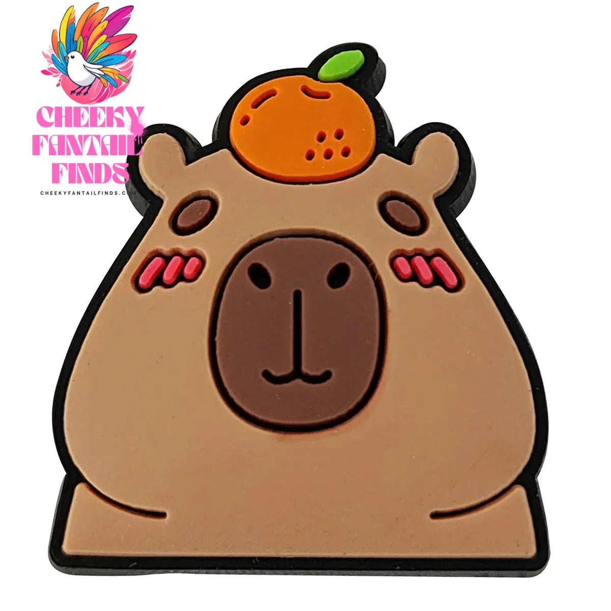 Hot Sale PVC Cute Capybara Shoe Charms for Shoe Accessories Pin DIY Clogs Decorate Kids Adult Party Gifts Cheeky Fantail Finds