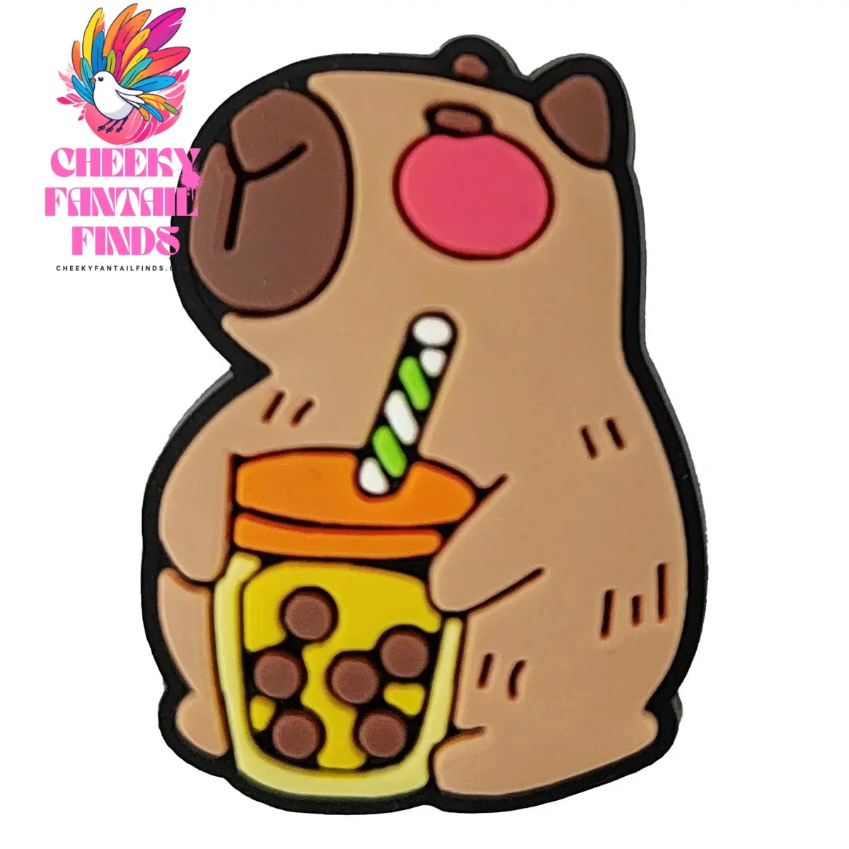 Hot Sale PVC Cute Capybara Shoe Charms for Shoe Accessories Pin DIY Clogs Decorate Kids Adult Party Gifts Cheeky Fantail Finds