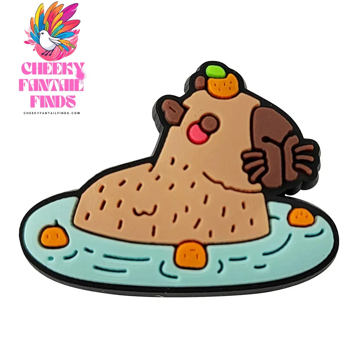 Hot Sale PVC Cute Capybara Shoe Charms for Shoe Accessories Pin DIY Clogs Decorate Kids Adult Party Gifts Cheeky Fantail Finds