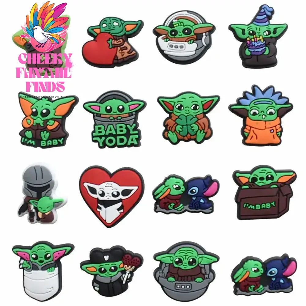 Hot Toys Star Warz PVC Shoes Charms Cartoon Sandals Accessories for Clogs Decorate Buckle Boys Kids X-mas Gifts - Cheeky Fantail Finds