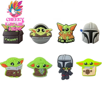 Hot Toys Star Warz PVC Shoes Charms Cartoon Sandals Accessories for Clogs Decorate Buckle Boys Kids X-mas Gifts - Cheeky Fantail Finds