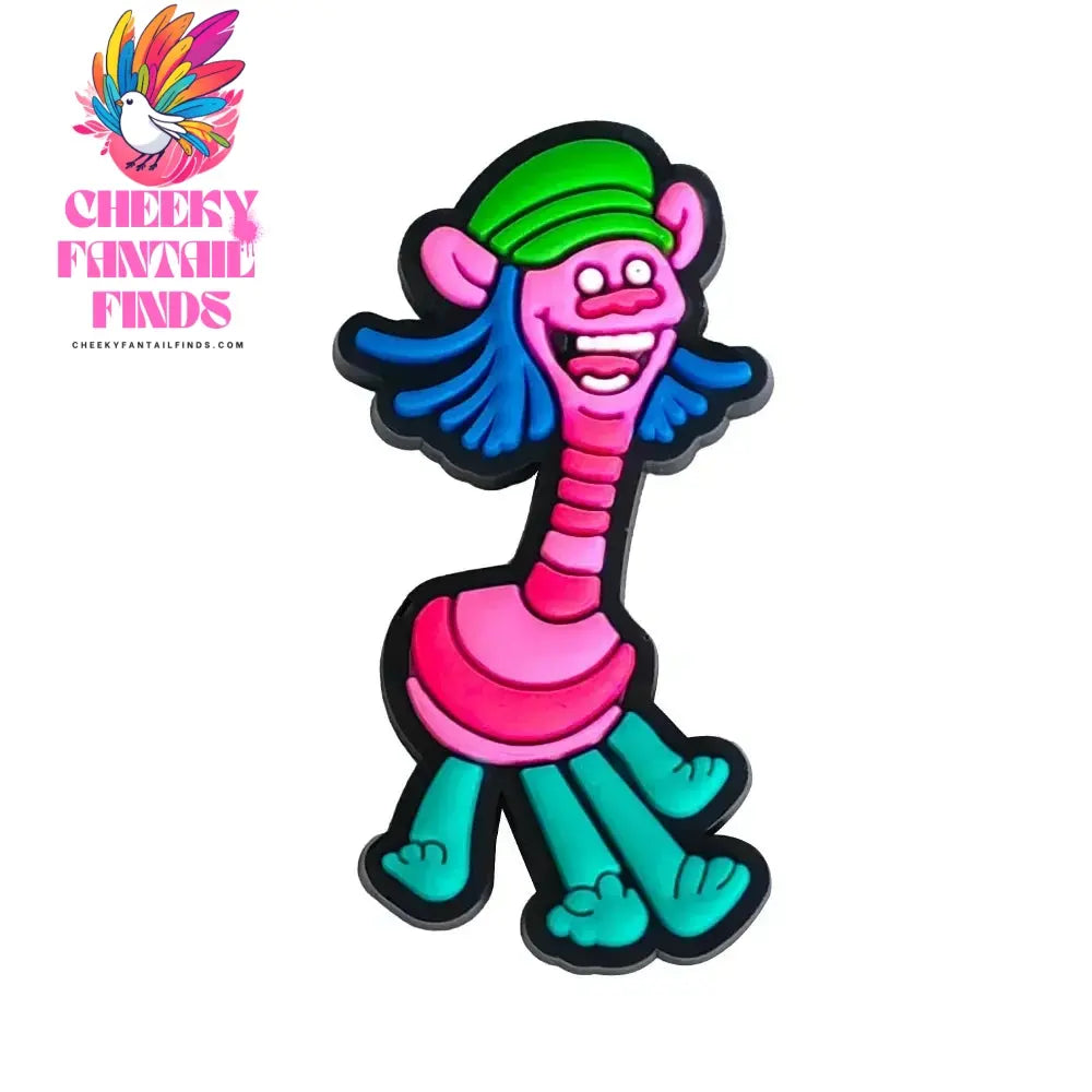 How Trolls Anime Shoe set accessories Buckle Accessories Melody Cartoon Shoe Decoration Charms Kids Christmas Gifts Cheeky Fantail Finds
