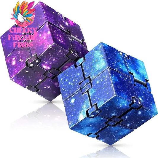 Infinity Cube Flip Adhd Toys Anxiety Toy Fingertips for Game Puzzle Antistress Magic Finger Fidget Autism Hand Gifts Children Cheeky Fantail Finds