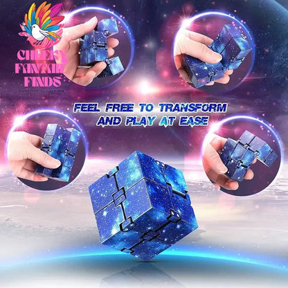 Infinity Cube Flip Adhd Toys Anxiety Toy Fingertips for Game Puzzle Antistress Magic Finger Fidget Autism Hand Gifts Children Cheeky Fantail Finds