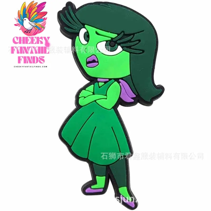 Inside Out Shoe Charms Cartoon Series Shoes Decoration Accessorie Buckle DIY Clogs Sandal Wristband Birthday Gifts - Cheeky Fantail Finds