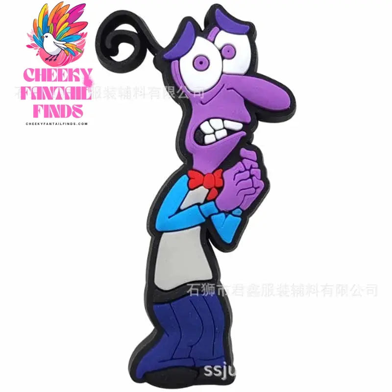 Inside Out Shoe Charms Cartoon Series Shoes Decoration Accessorie Buckle DIY Clogs Sandal Wristband Birthday Gifts - Cheeky Fantail Finds