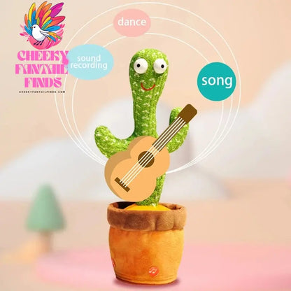 Intelligent Cactus Interactive Learning and Musical Toy for Kids to Dance Record and Speak with Fun Cheeky Fantail Finds