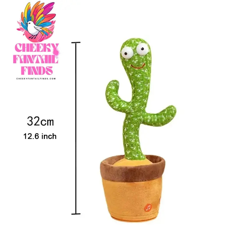 Intelligent Cactus Interactive Learning and Musical Toy for Kids to Dance Record and Speak with Fun Cheeky Fantail Finds