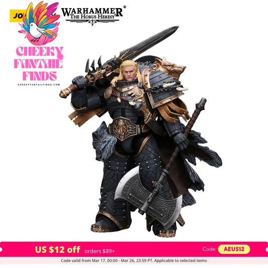 JOYTOY Warhammer 40k 1/18 Action Figures Anime 18cm Space Wolves Leman Russ Primarch of the VIth Legion Cheeky Fantail Finds