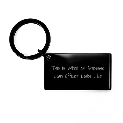 Loan Officer Gifts, Funny Quote Keychain, Gifts from Men to Loan Officer, Father's Day Unique Gifts - Image 1