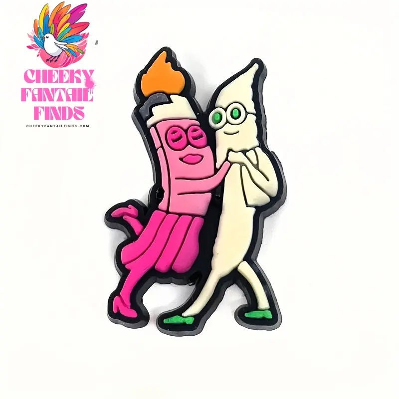 Kawaii Leaf Charms for Clogs and Sandals, PVC Shoe Decorations, Beach and Summer Accessories, Anime Party Gifts Cheeky Fantail Finds