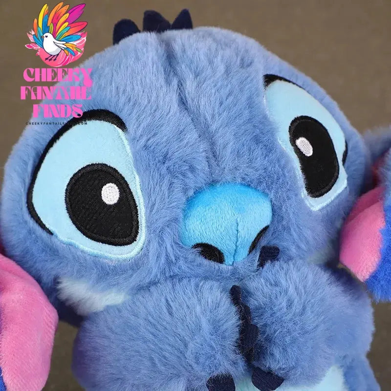 Kawaii Stitch Plush Doll Baby Sleeping Companion Sound Soothing Musical  Kawaii With Air Bag and Light Doll Breathing Toys Gifts Cheeky Fantail Finds