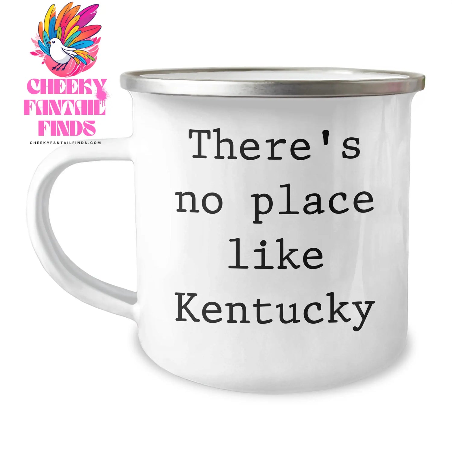 Kentucky Camping Mug - 'There's No Place Like Kentucky' Quote Gift for Mom's Special Day from Family - Image 1