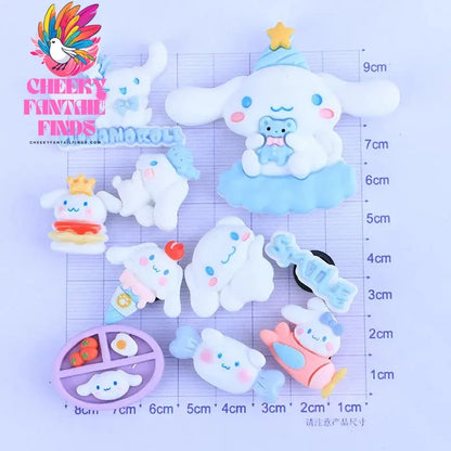 Kitty Shoe Accessories Cinnamon Dog Dog Melody Anime ShoeFlower Shoe Buckle Children's Gifts Cheeky Fantail Finds