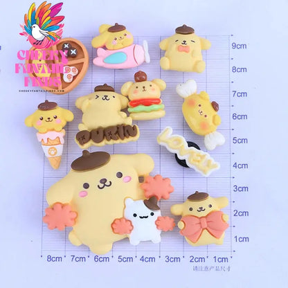 Kitty Shoe Accessories Cinnamon Dog Dog Melody Anime ShoeFlower Shoe Buckle Children's Gifts Cheeky Fantail Finds